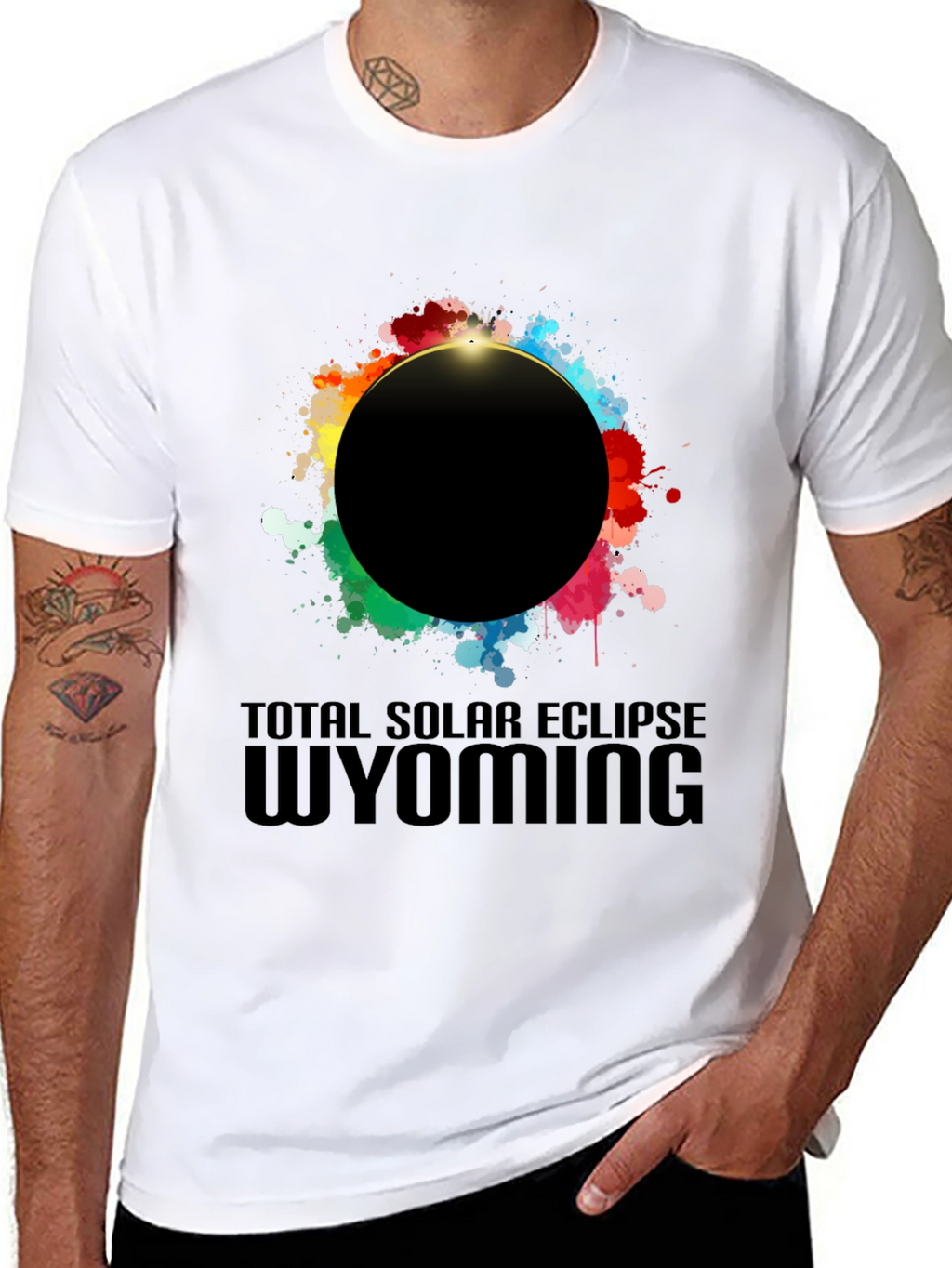 Total Solar Eclipse Wyoming Graphic Tee