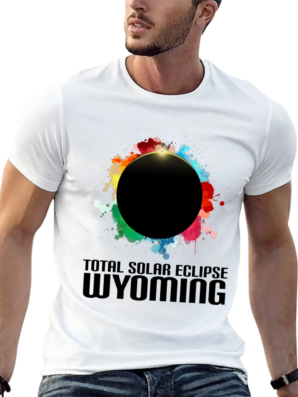 Total Solar Eclipse Wyoming Graphic Tee
