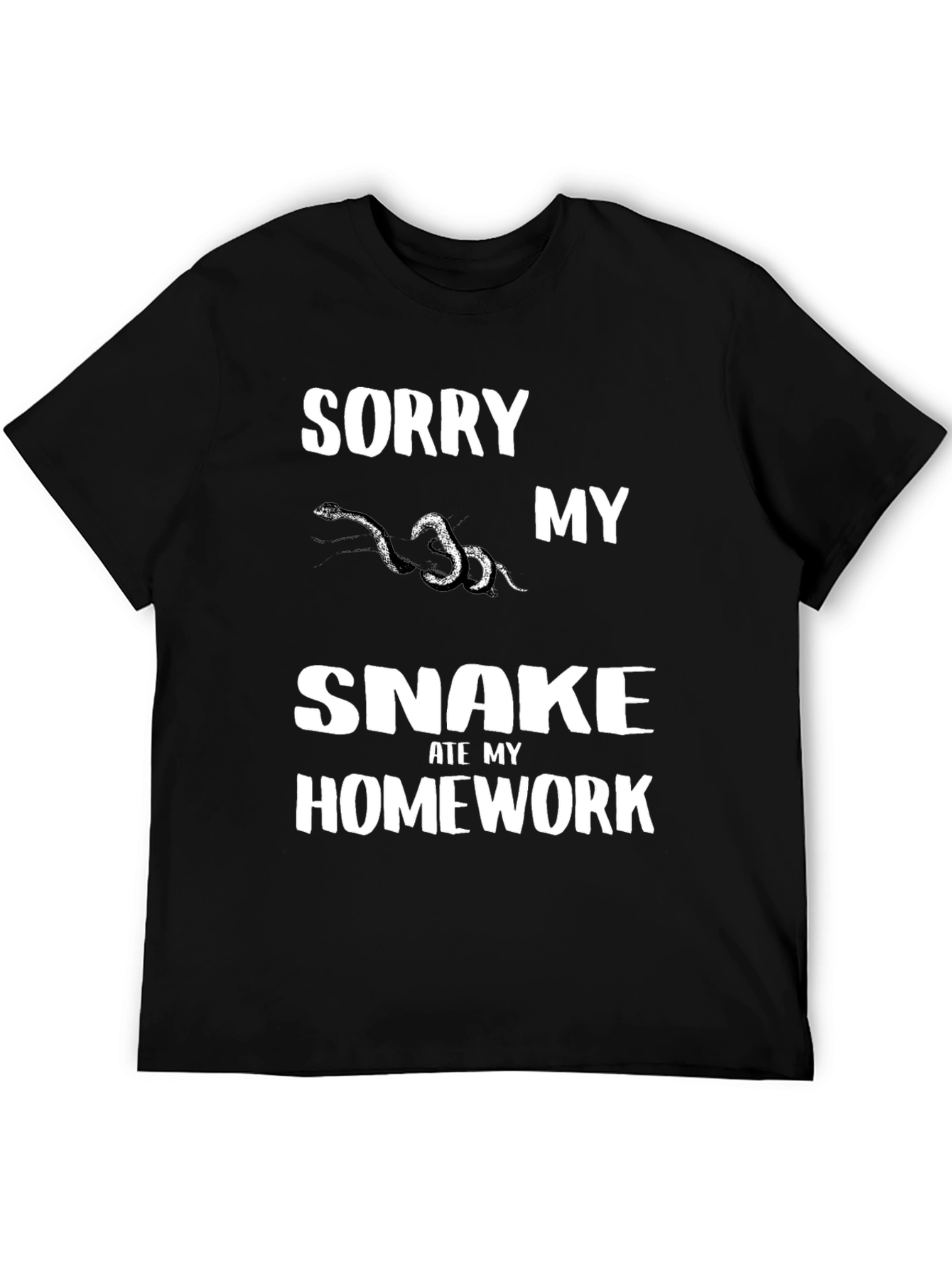 Funny Snake Ate My Homework T-Shirt