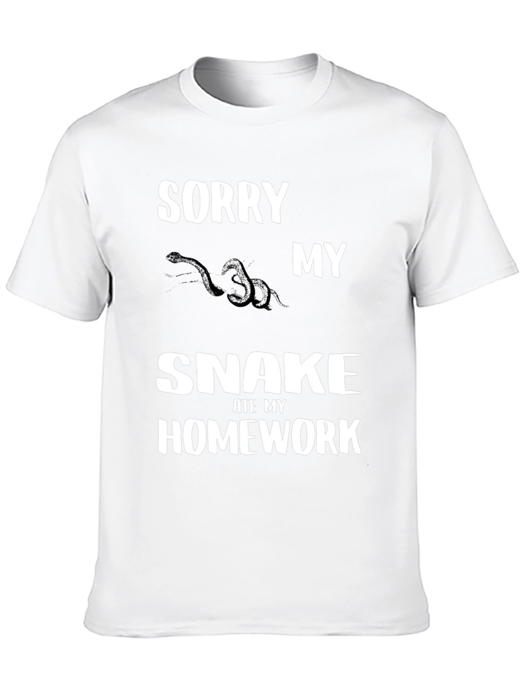 Funny Snake Ate My Homework T-Shirt