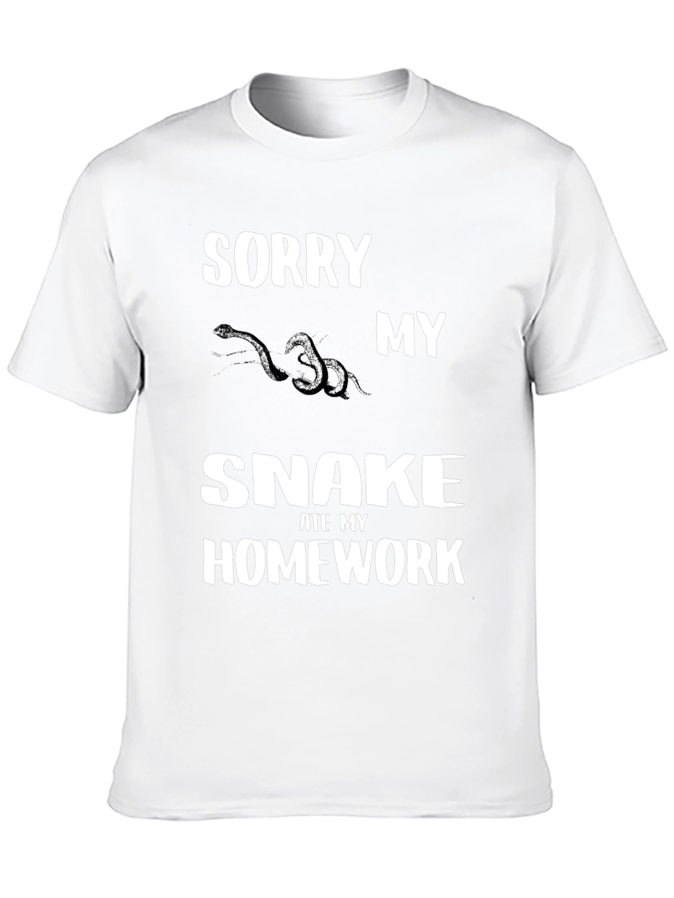 Funny Snake Ate My Homework T-Shirt