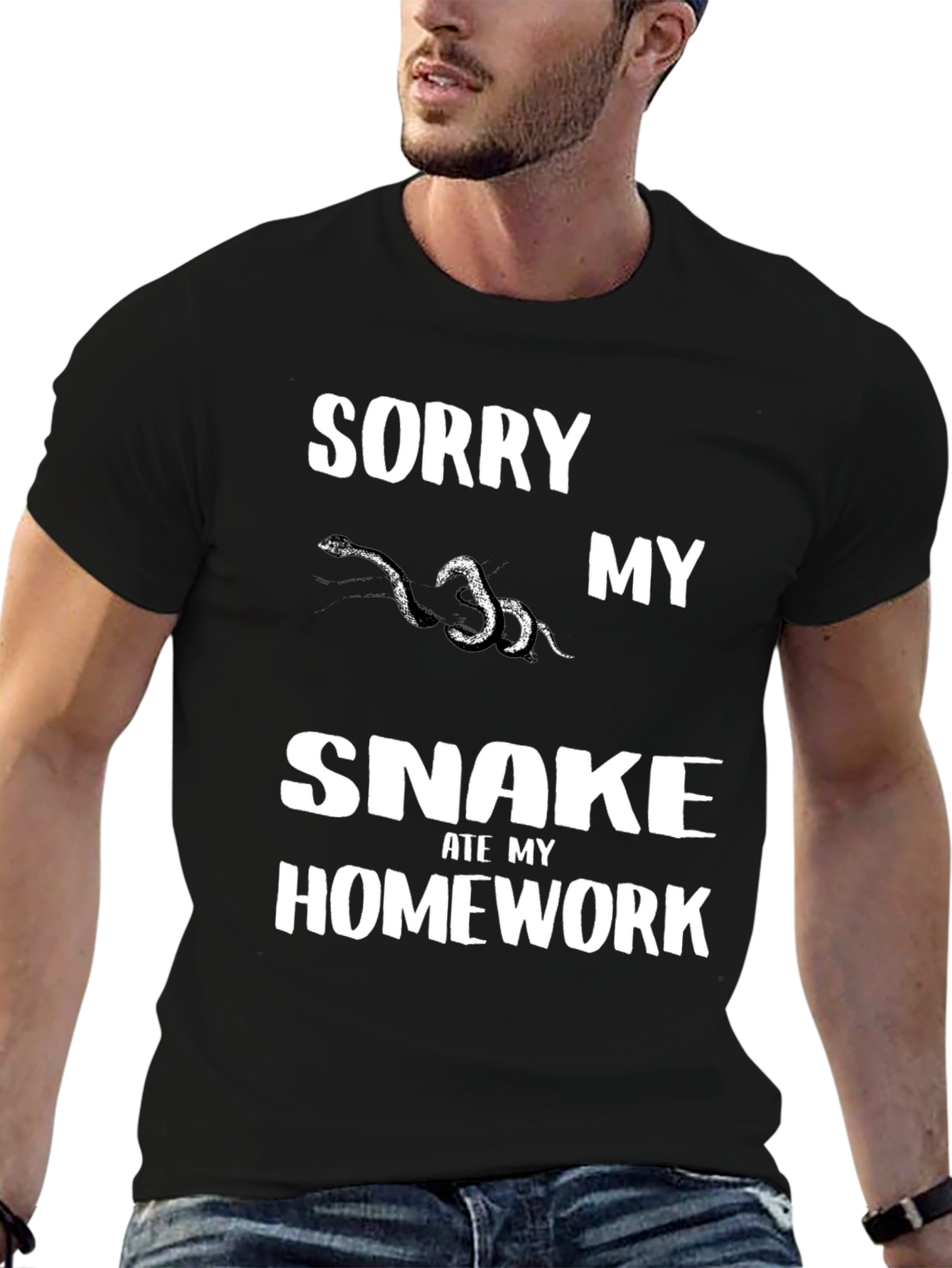Funny Snake Ate My Homework T-Shirt