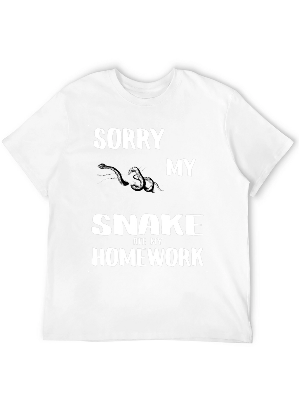 Funny Snake Ate My Homework T-Shirt
