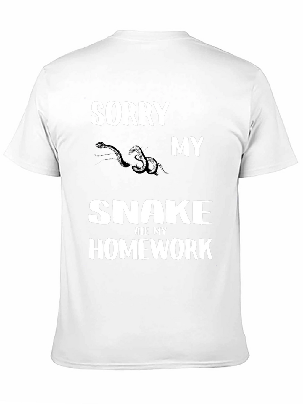 Funny Snake Ate My Homework T-Shirt