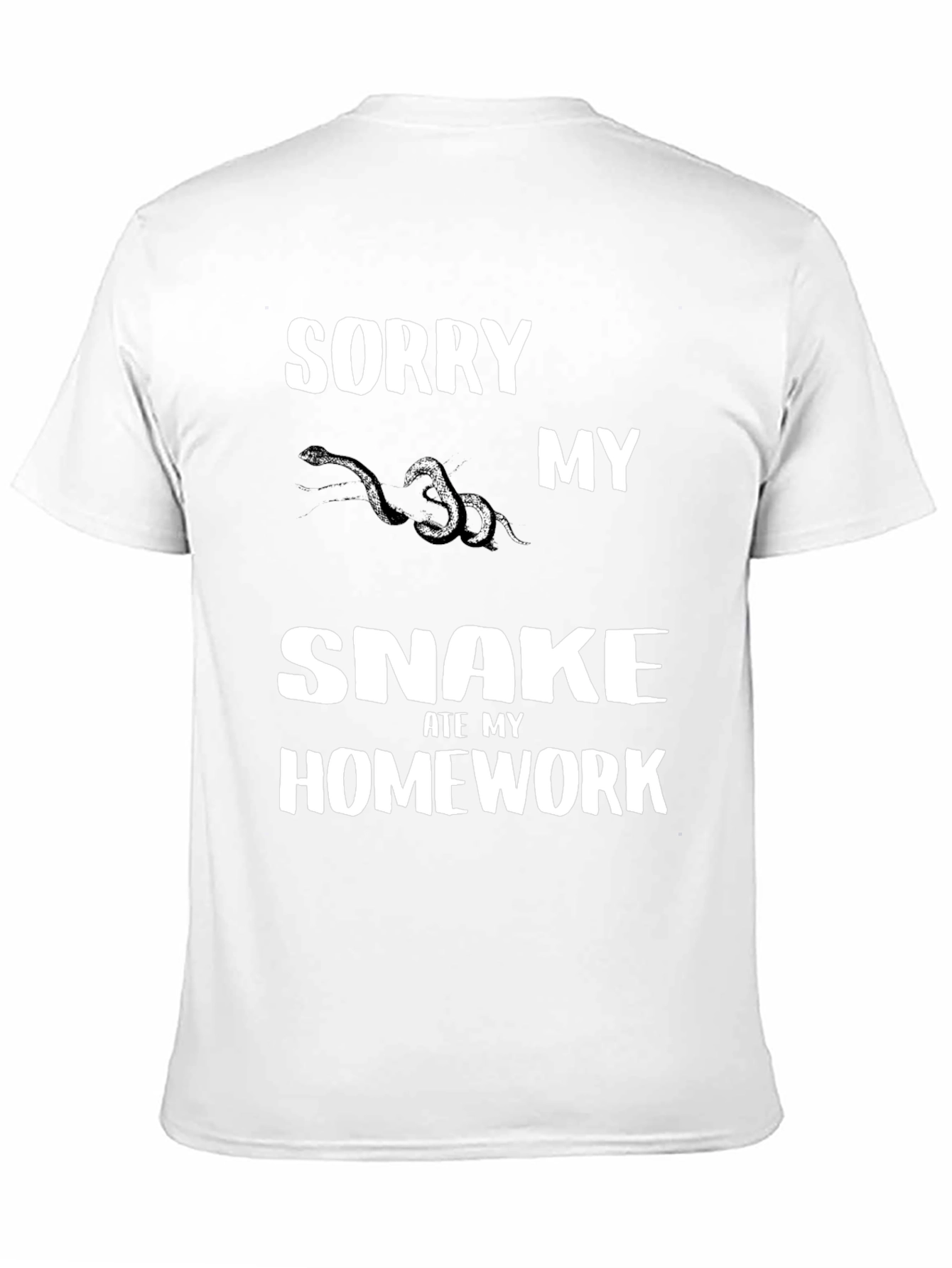 Funny Snake Ate My Homework T-Shirt