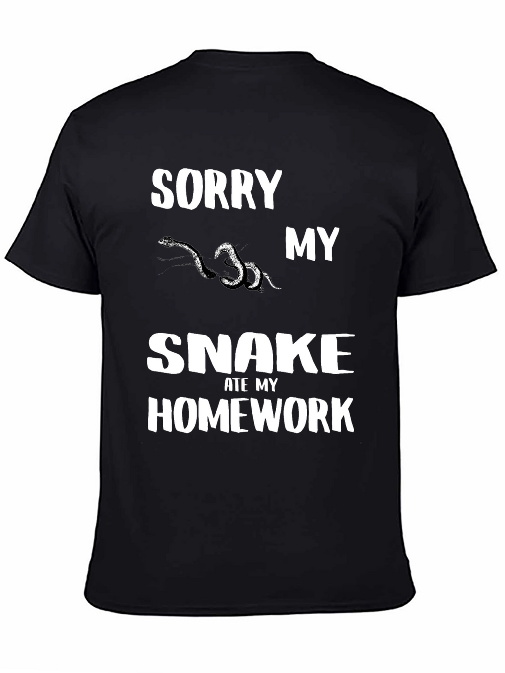 Funny Snake Ate My Homework T-Shirt