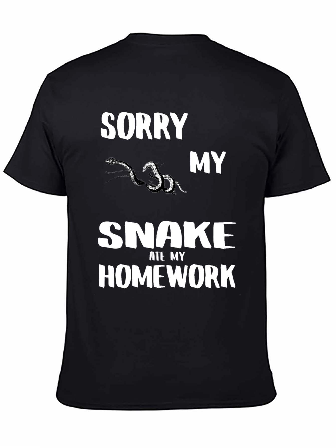 Funny Snake Ate My Homework T-Shirt