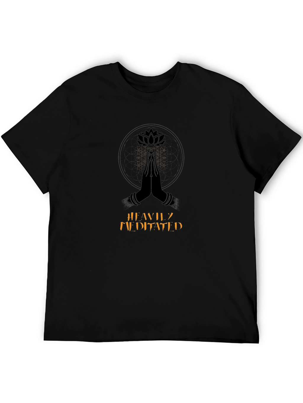 Meditated Lotus Graphic T-Shirt - Casual Comfort