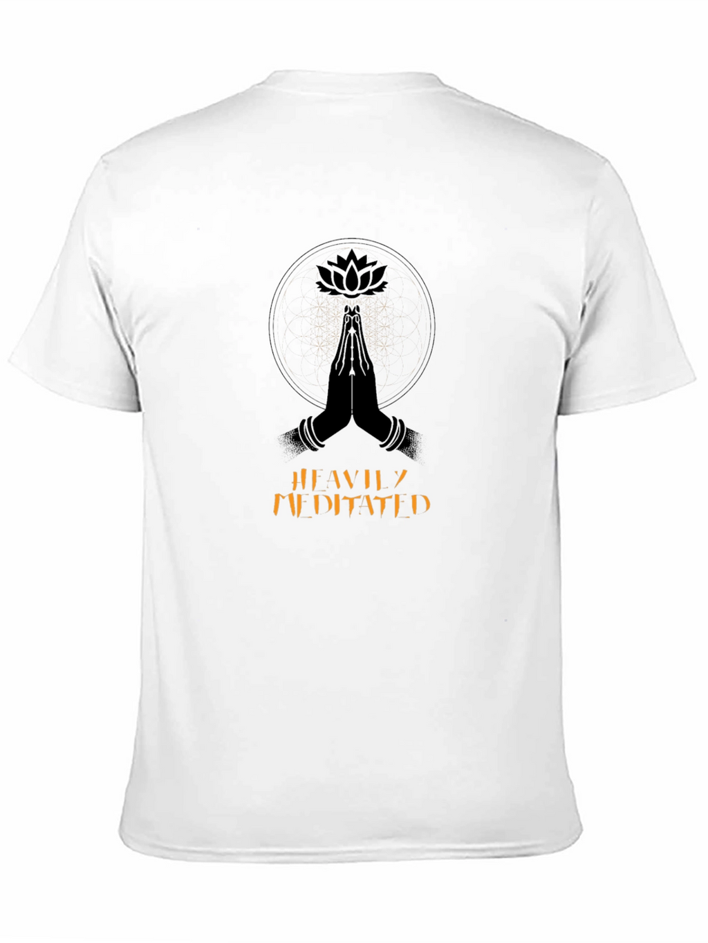 Meditated Lotus Graphic T-Shirt - Casual Comfort
