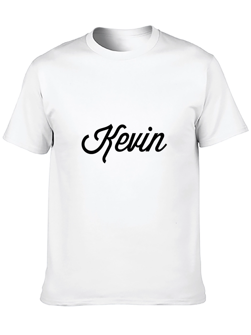 Personalized Kevin Black T-Shirt