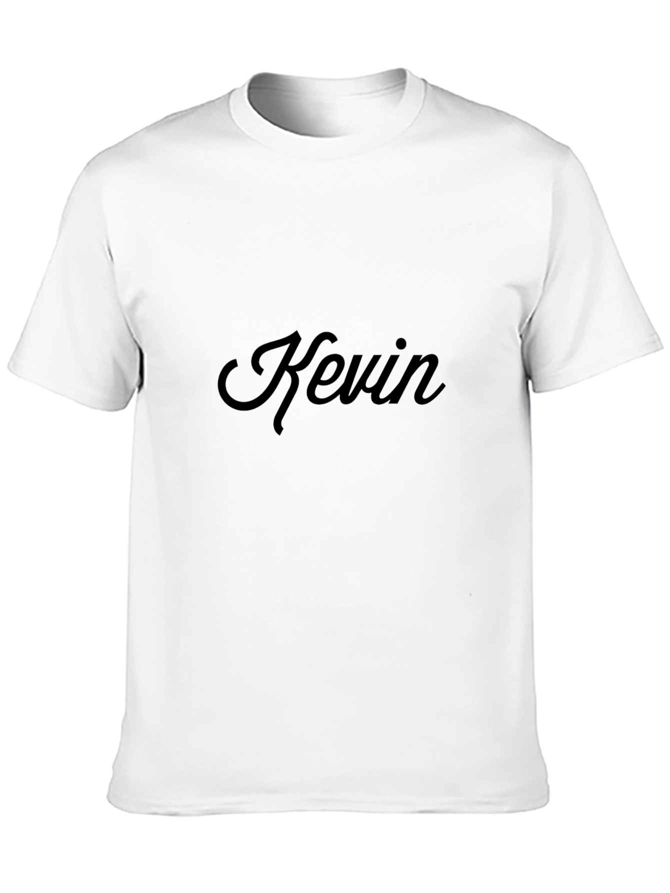 Personalized Kevin Black T-Shirt