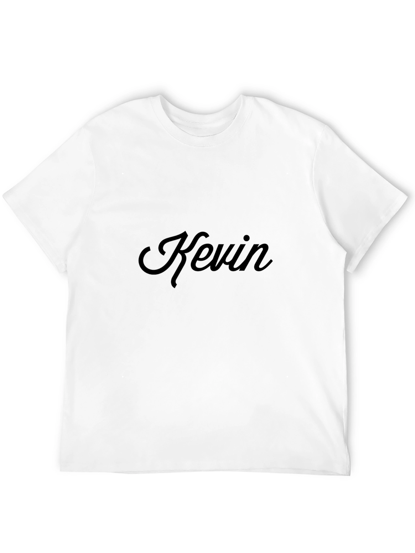 Personalized Kevin Black T-Shirt