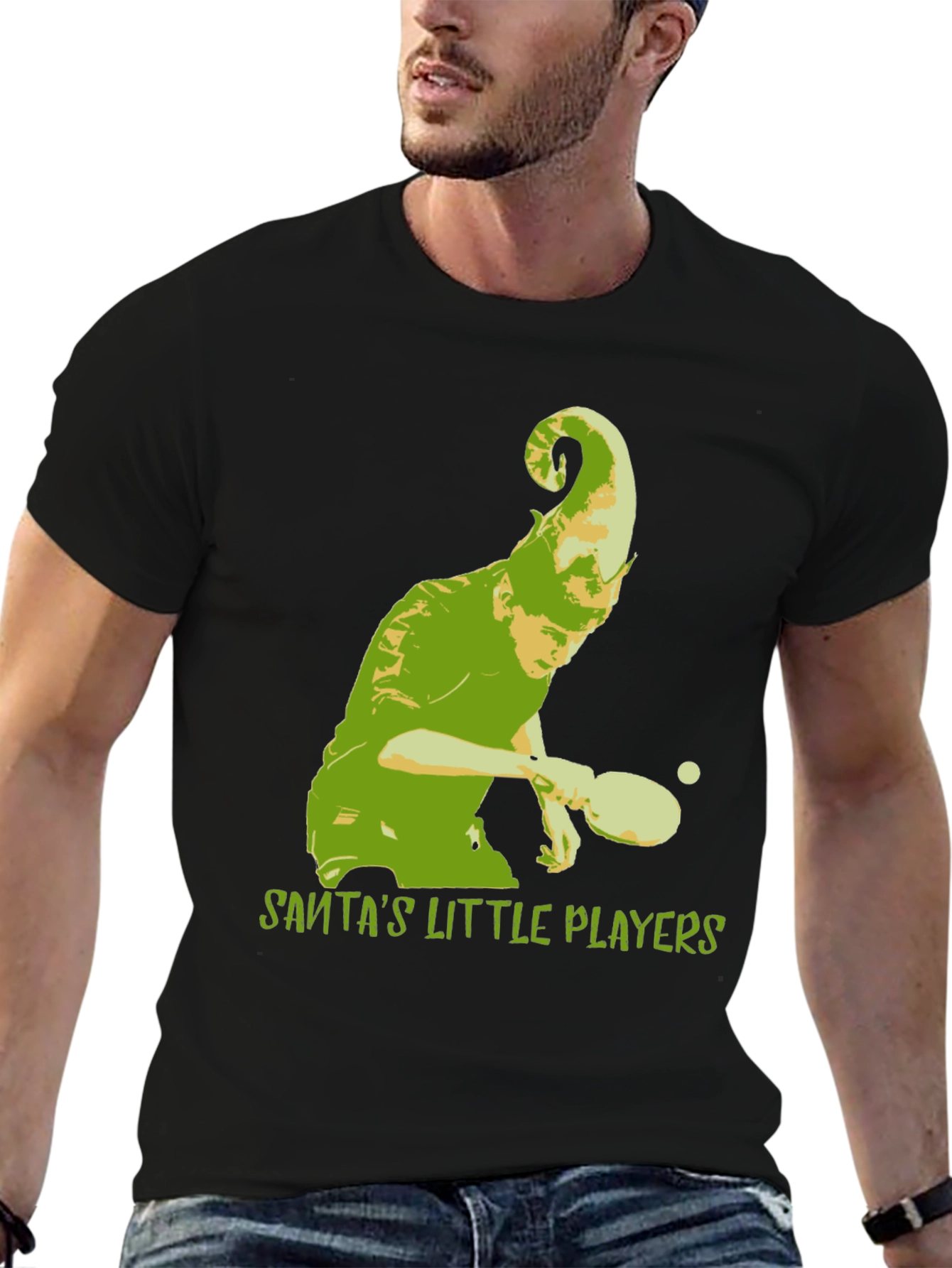 Santas Little Players Graphic Tee
