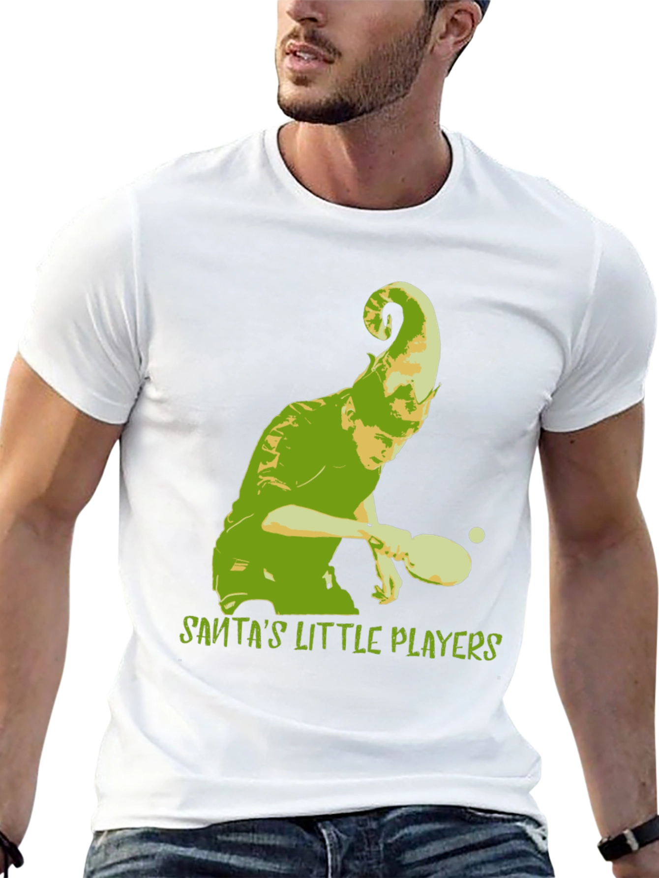Santas Little Players Graphic Tee
