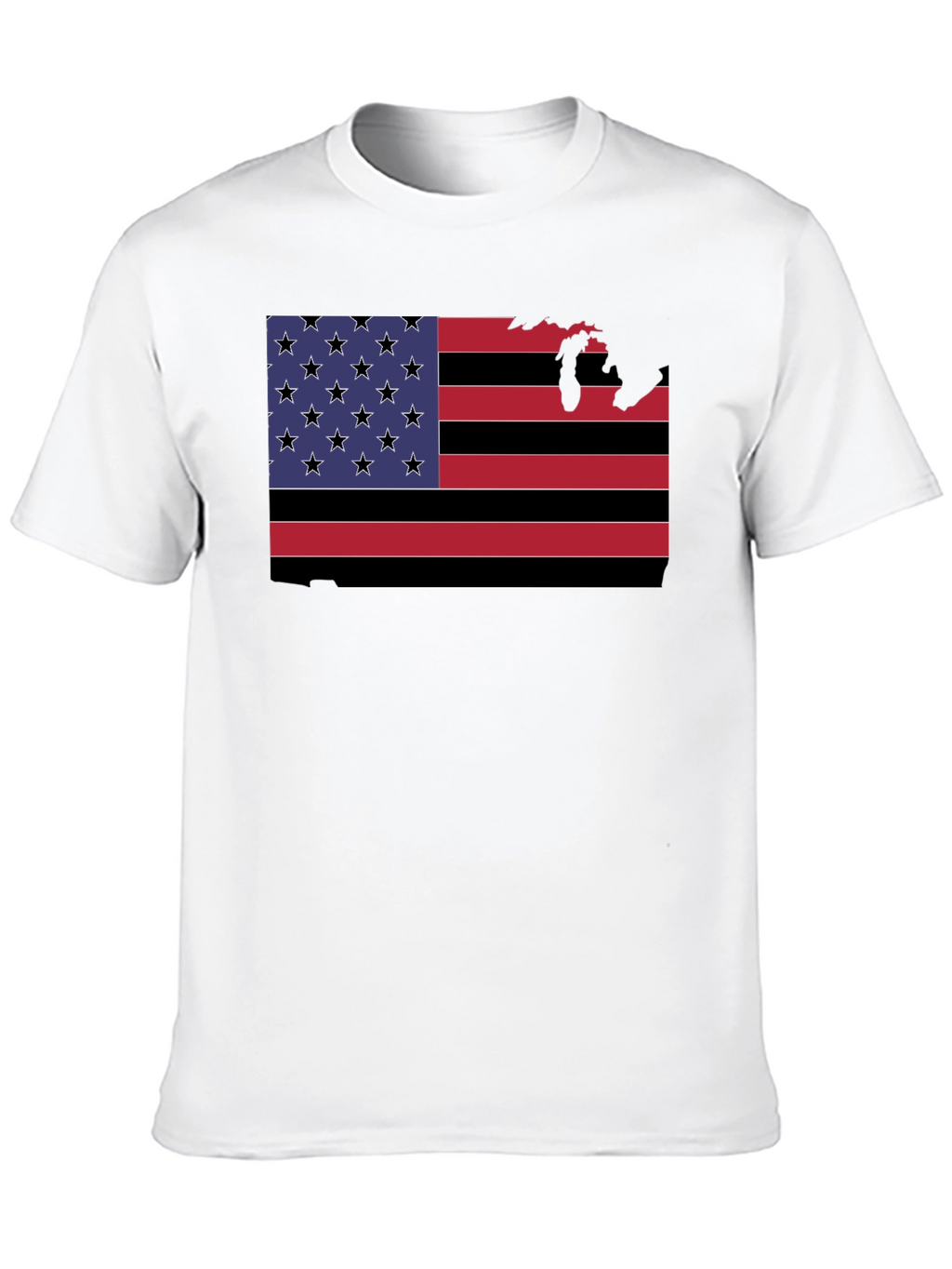 American Flag State Pride Graphic Tee