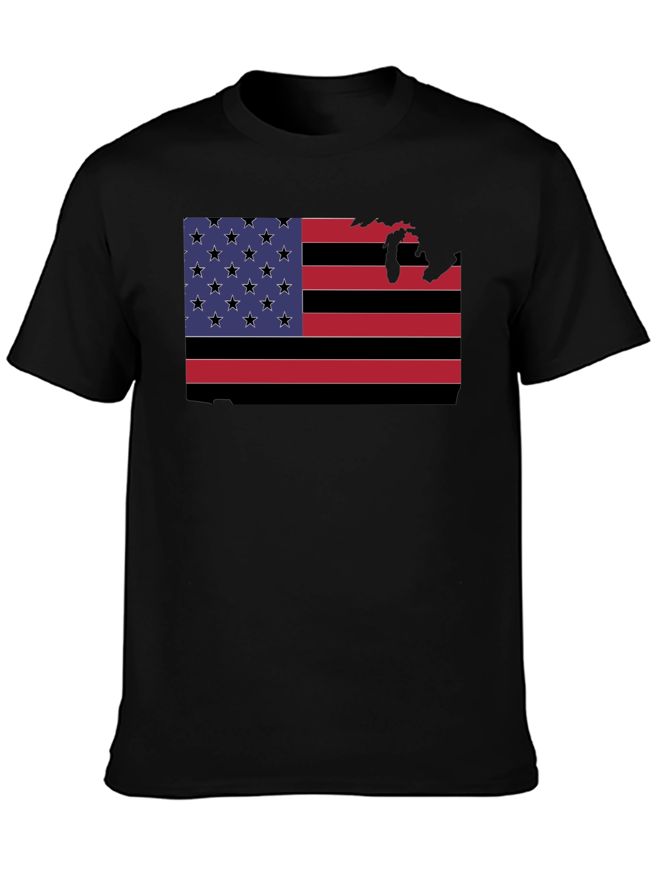 American Flag State Pride Graphic Tee
