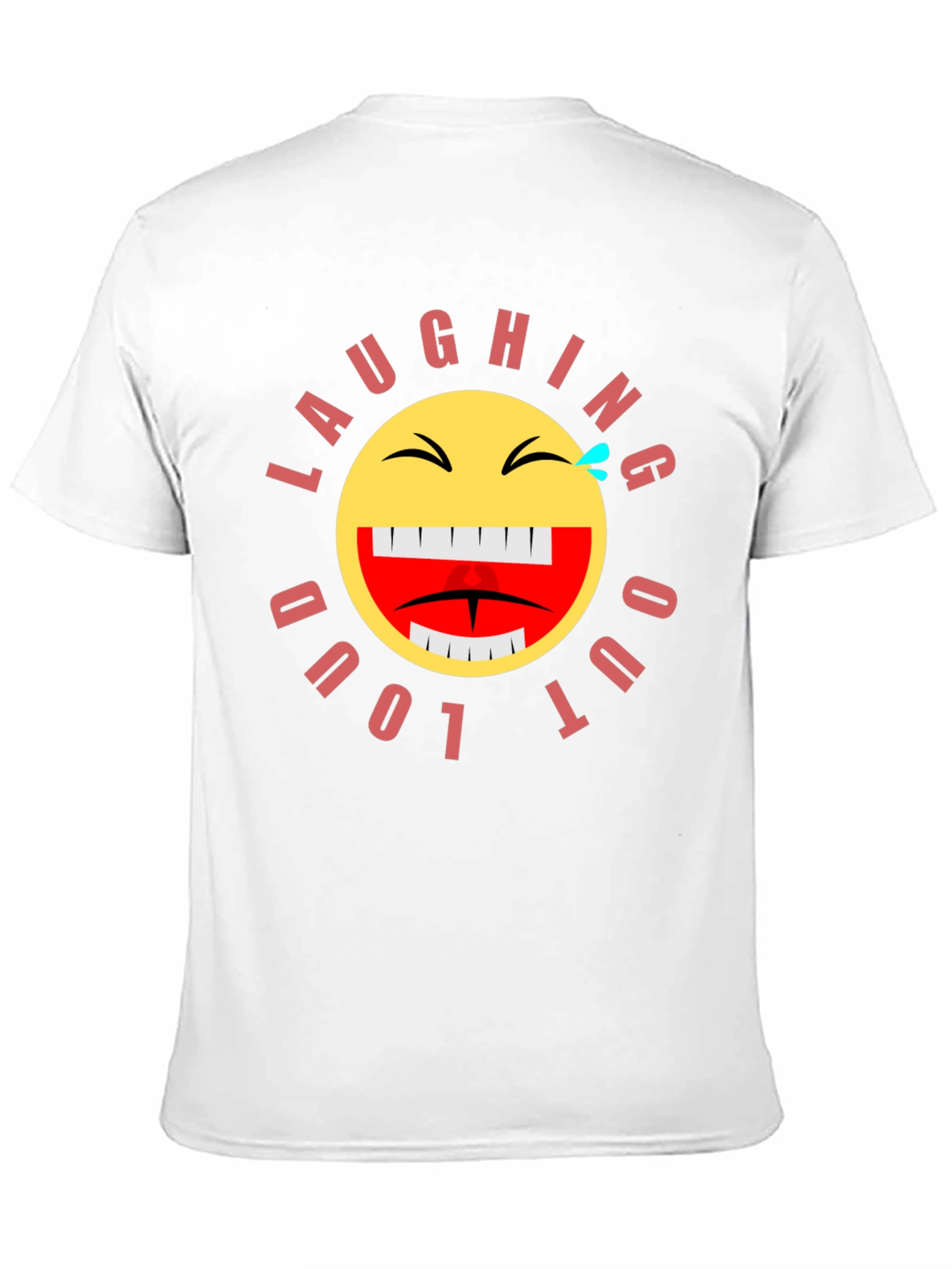 Laughing Out Loud Emoji Graphic T-Shirt