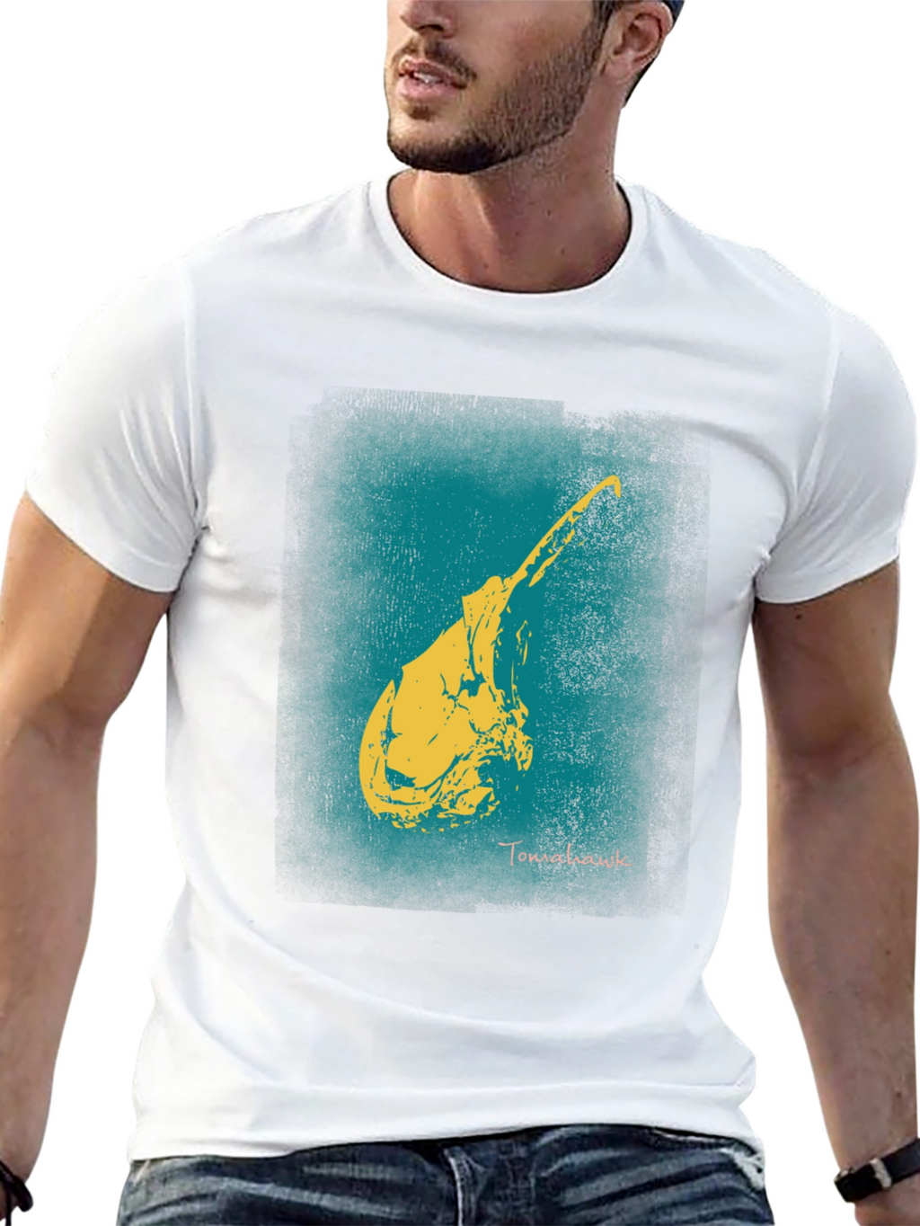 Tomahawk Steak Graphic Tee - Unique Foodie T-Shirt