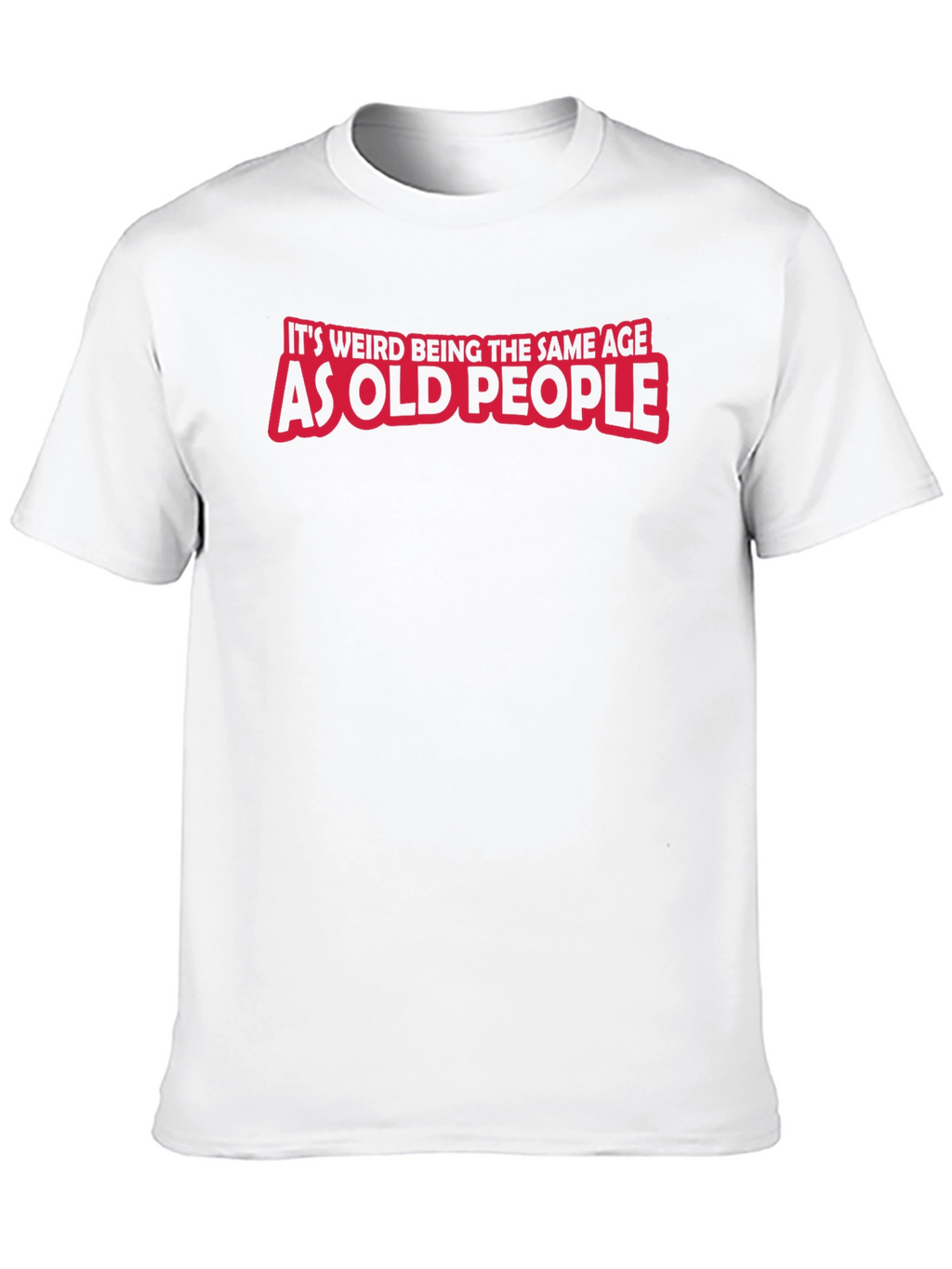 Funny Old People Black T-Shirt