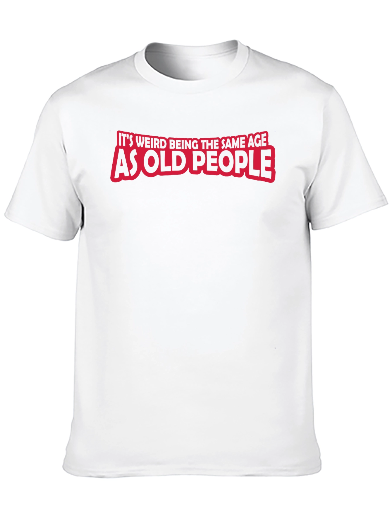 Funny Old People Black T-Shirt