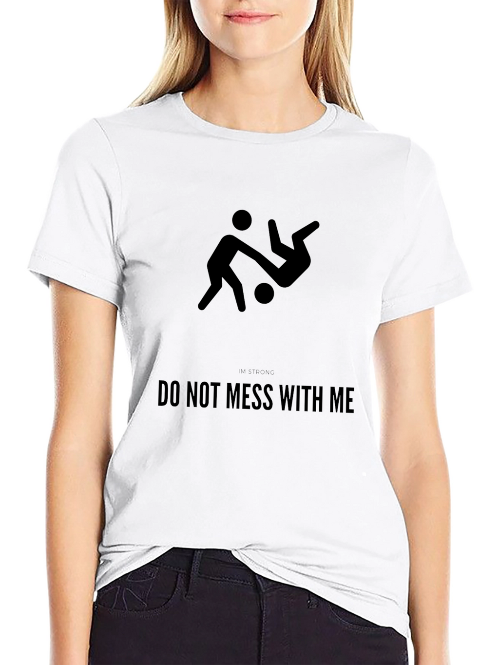 Dont Mess With Me Graphic Tee - Black
