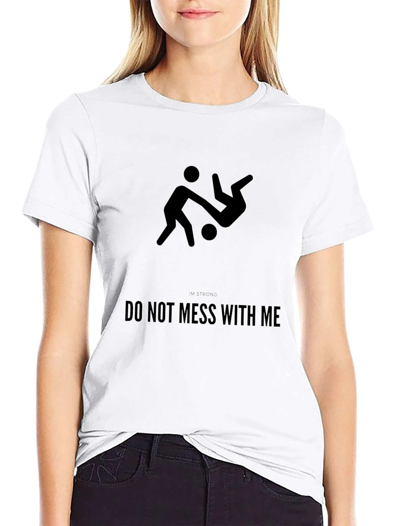 Dont Mess With Me Graphic Tee - Black