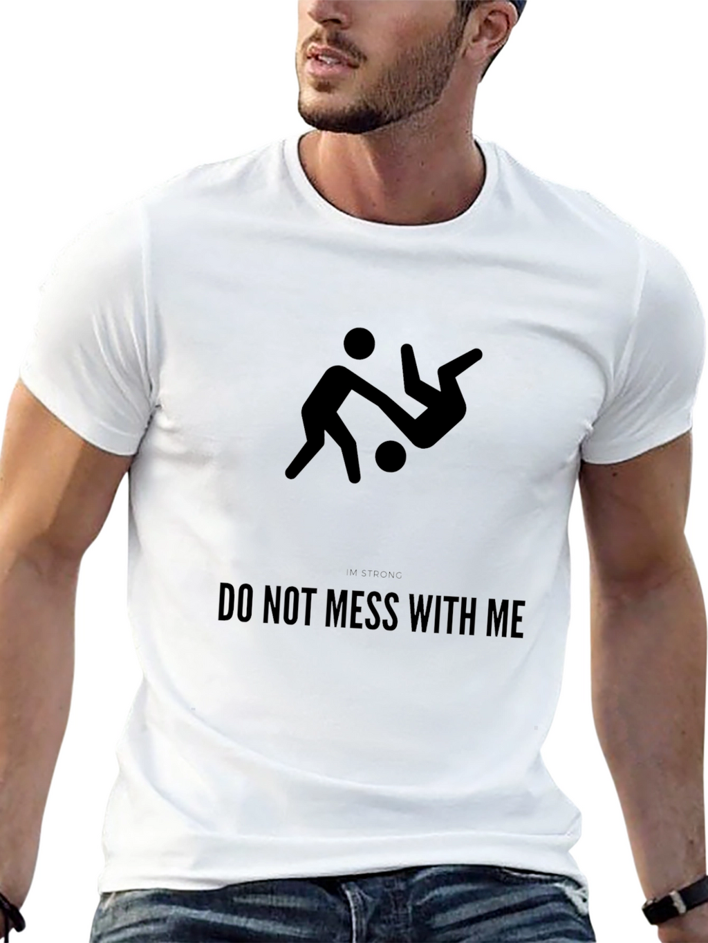 Dont Mess With Me Graphic Tee - Black
