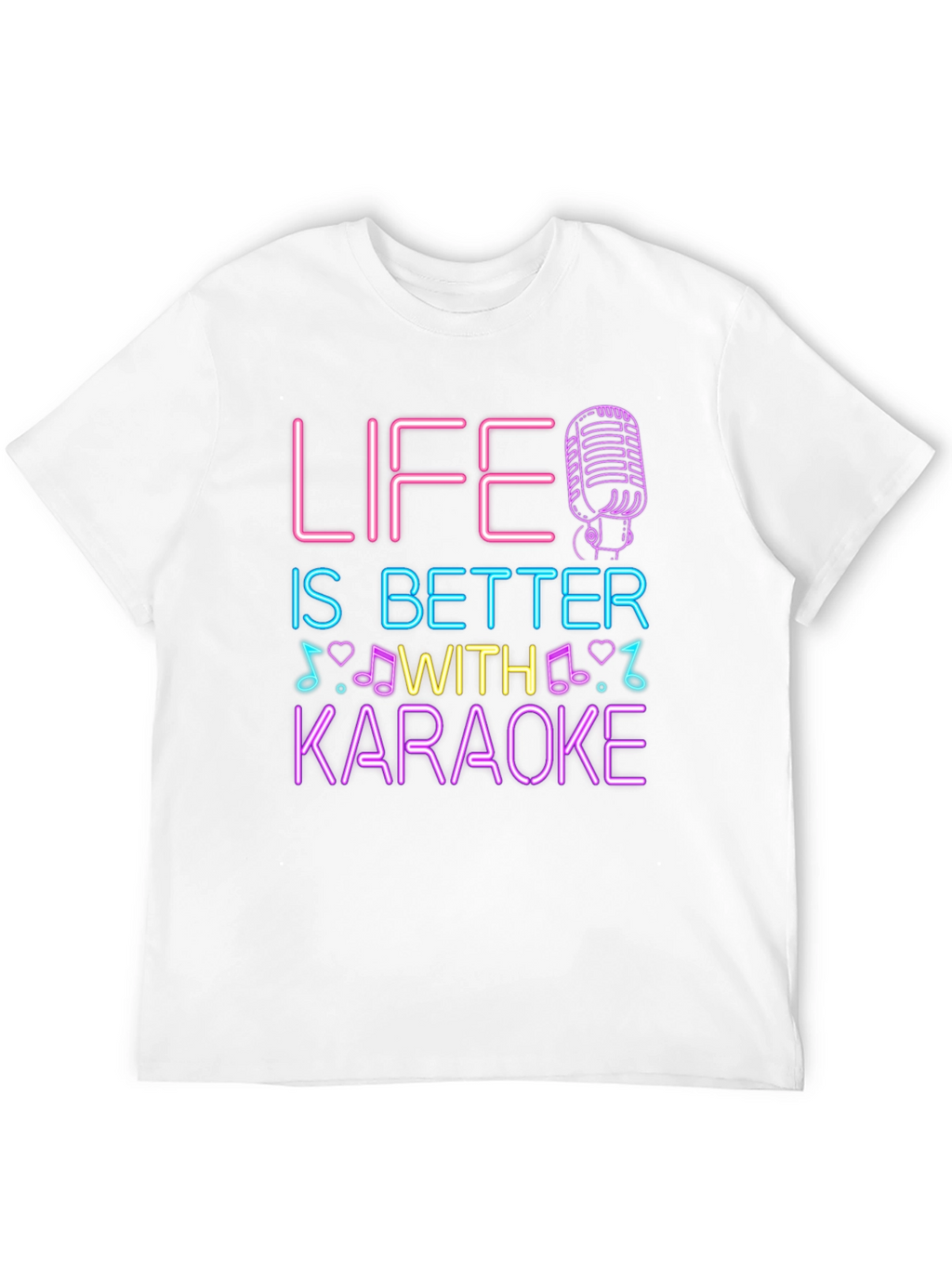 Life is Better With Karaoke Graphic Tee