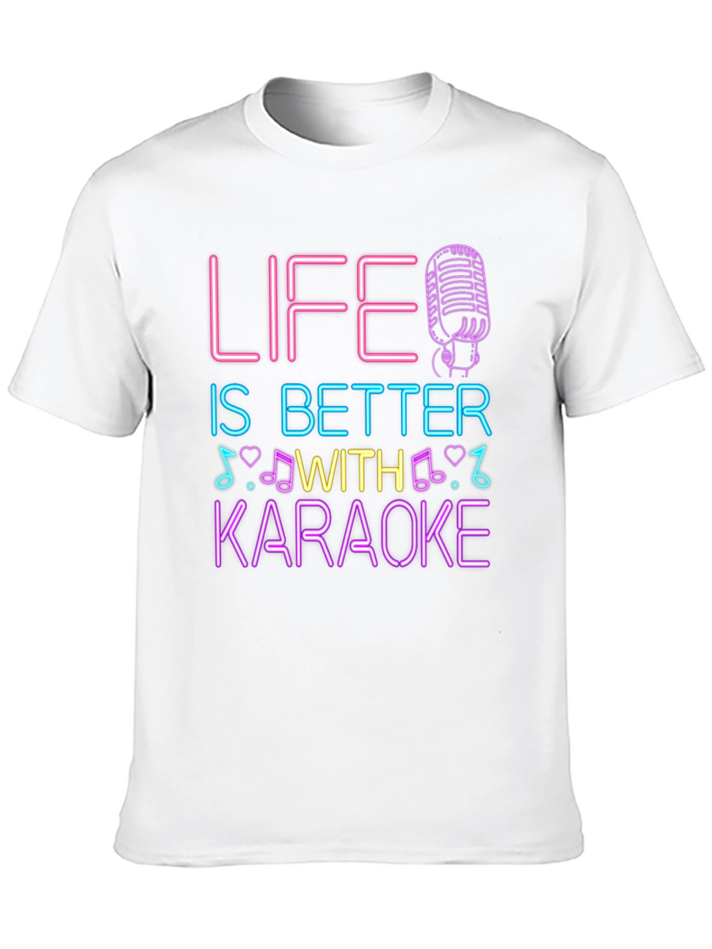 Life is Better With Karaoke Graphic Tee