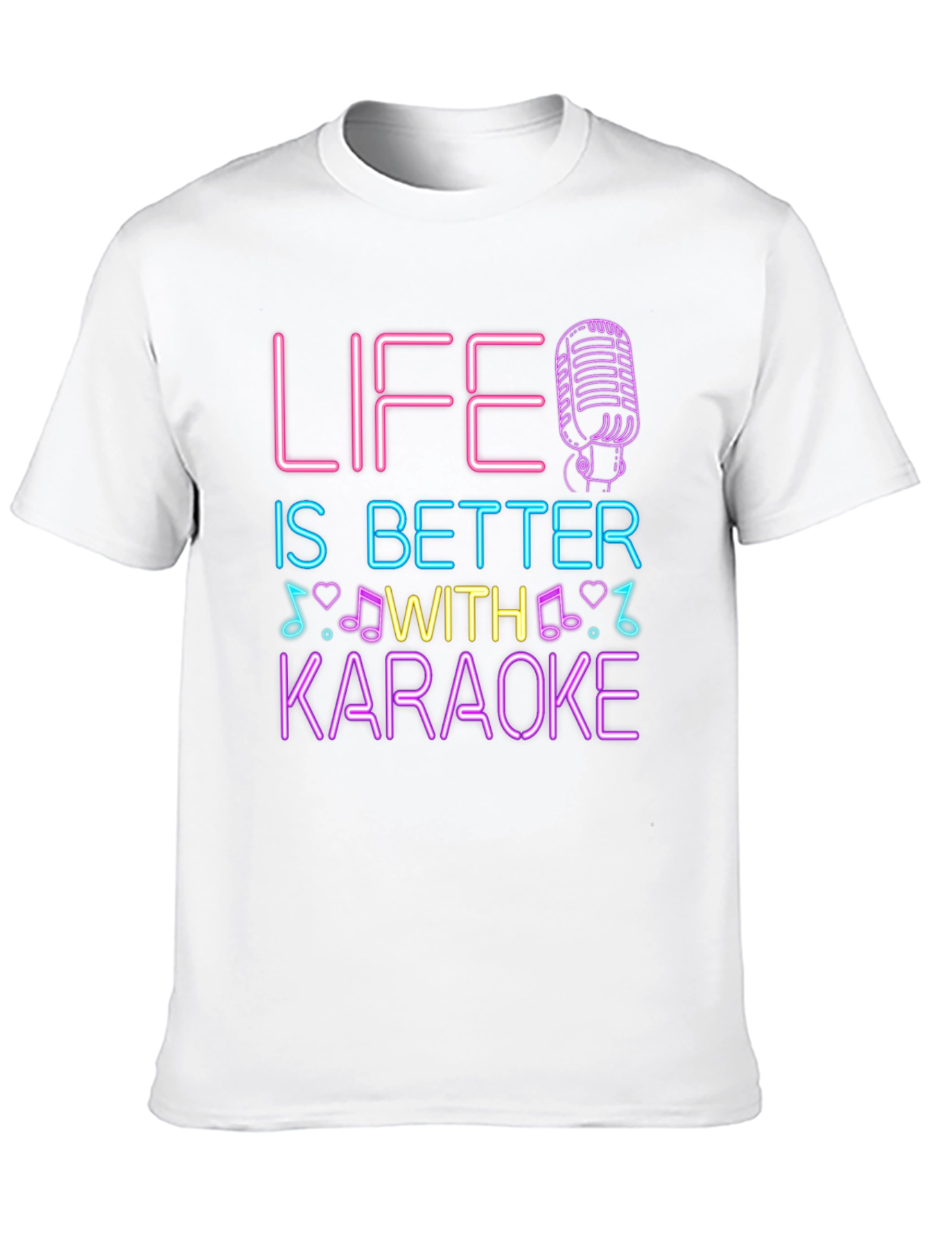 Life is Better With Karaoke Graphic Tee