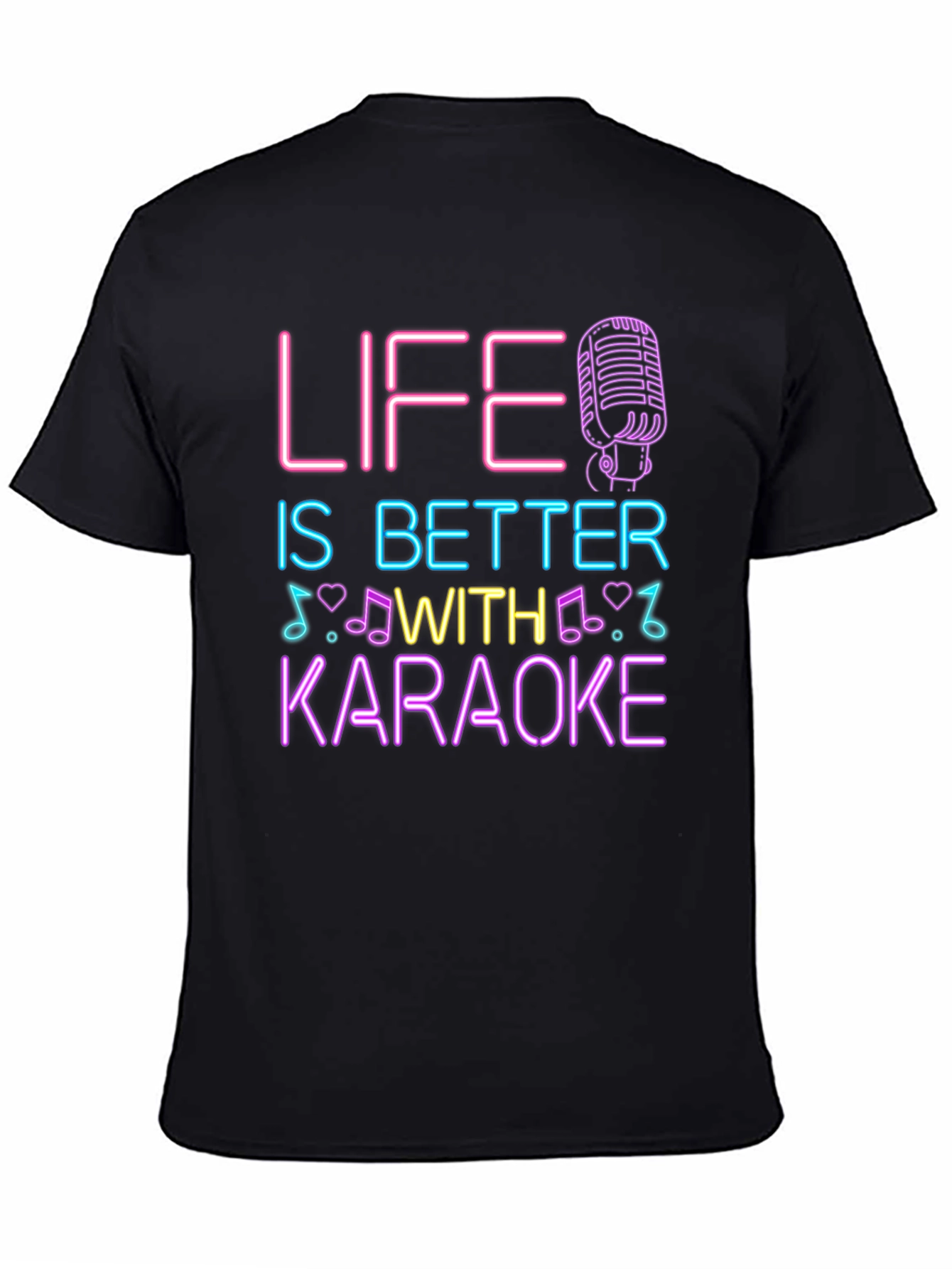 Life is Better With Karaoke Graphic Tee