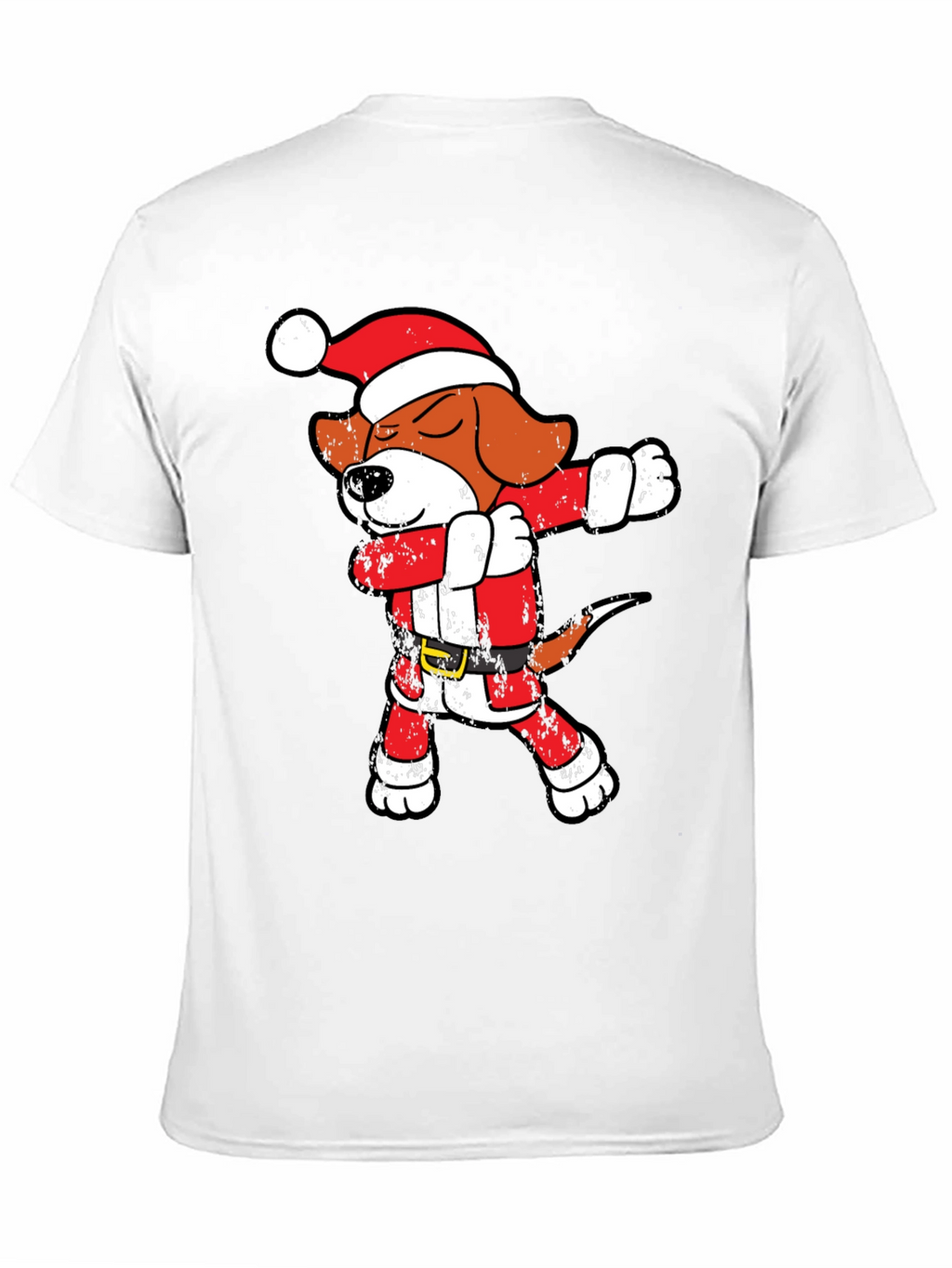 Dabbing Santa Beagle T-Shirt
