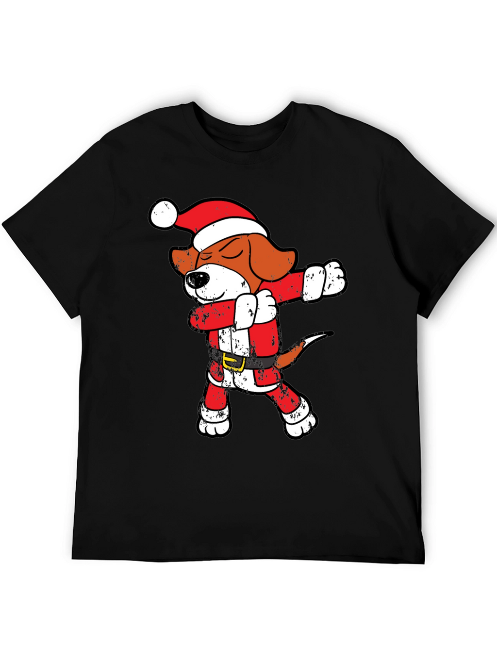 Dabbing Santa Beagle T-Shirt