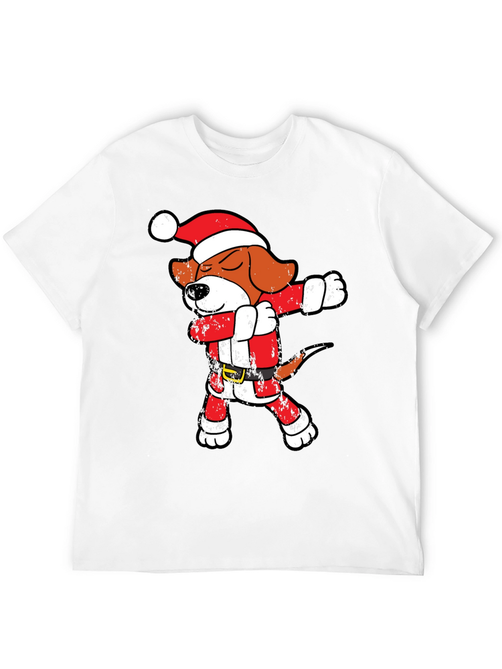 Dabbing Santa Beagle T-Shirt
