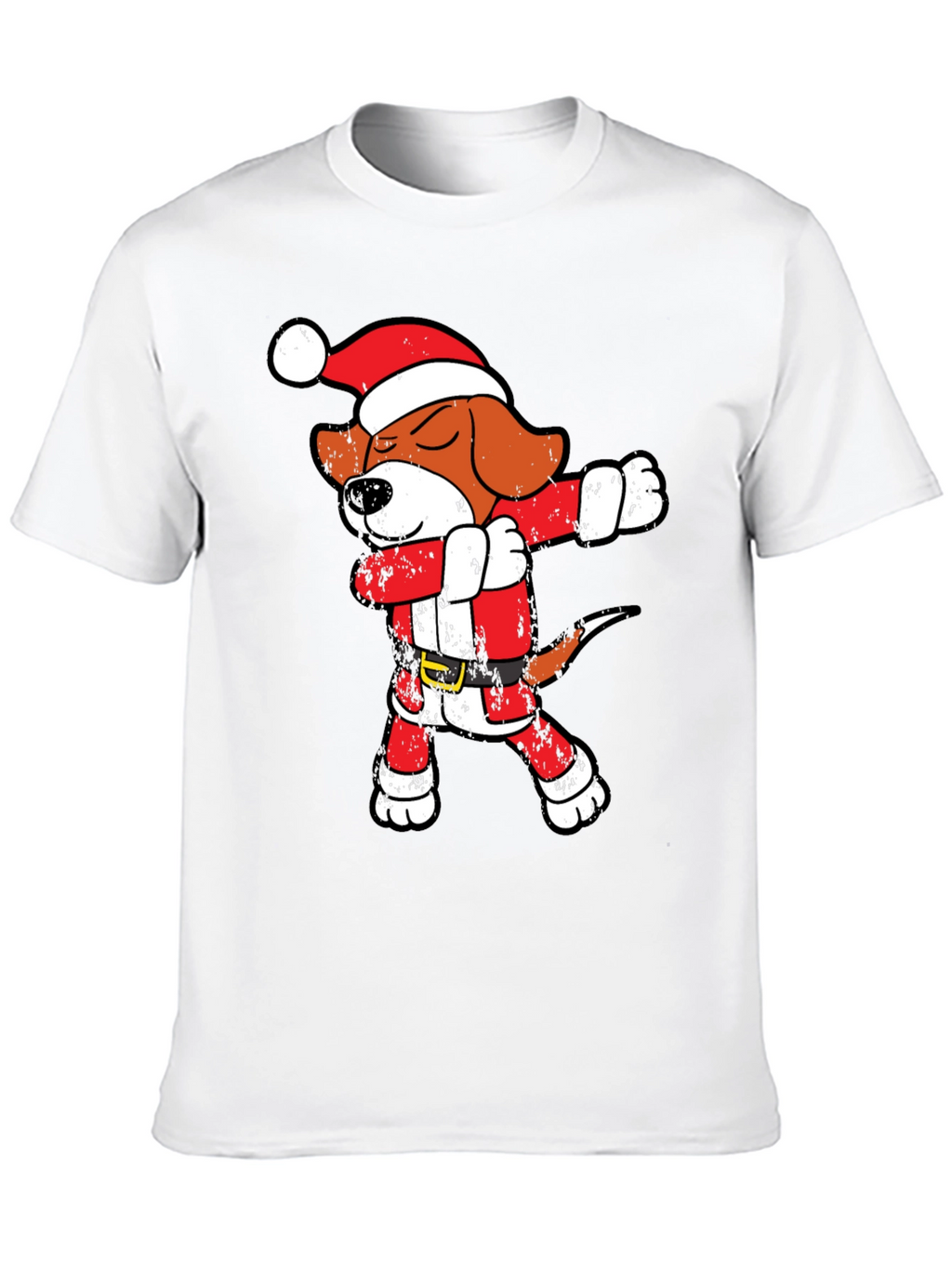 Dabbing Santa Beagle T-Shirt