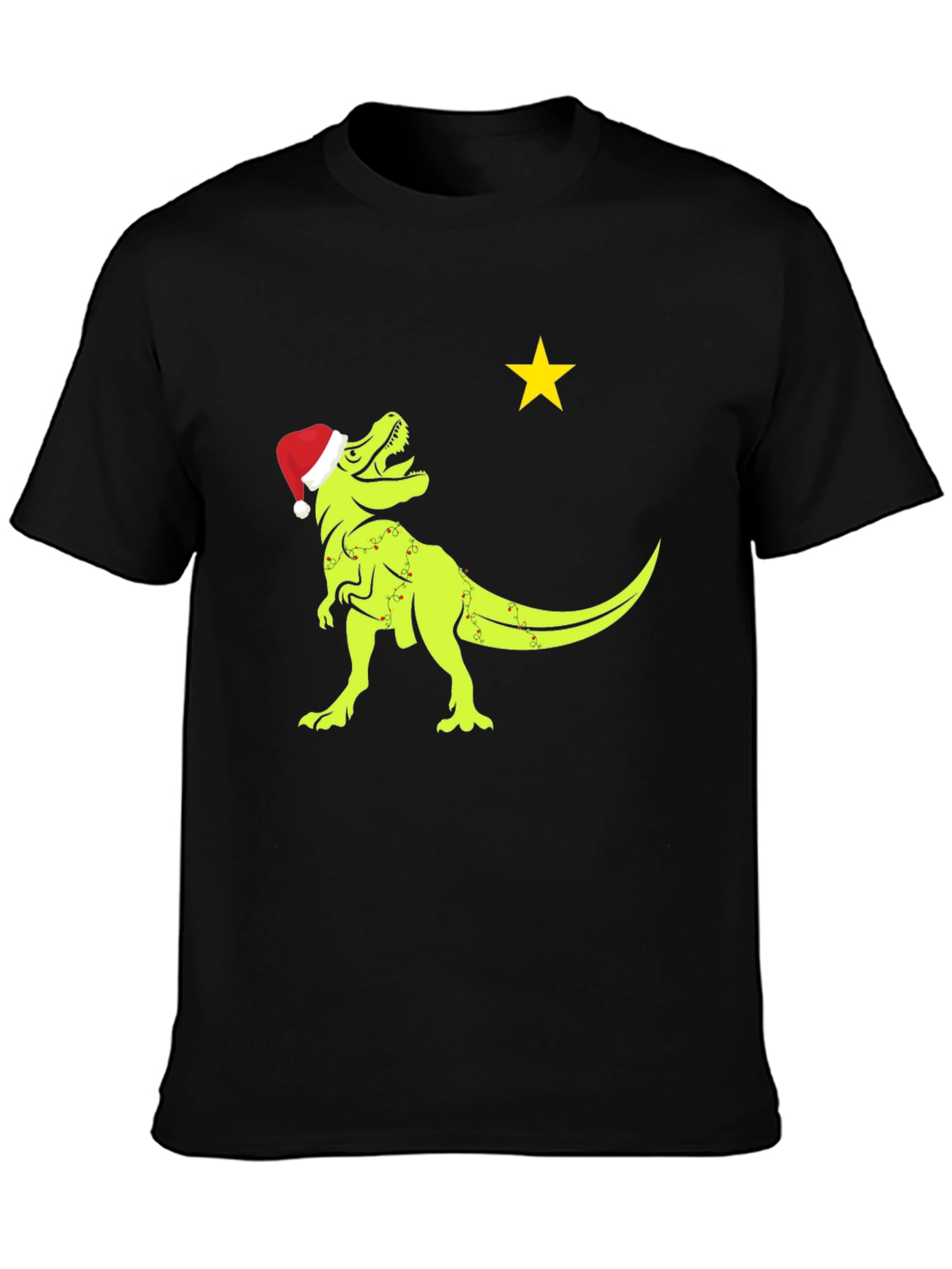 Festive Dino T-Shirt - Christmas Rex