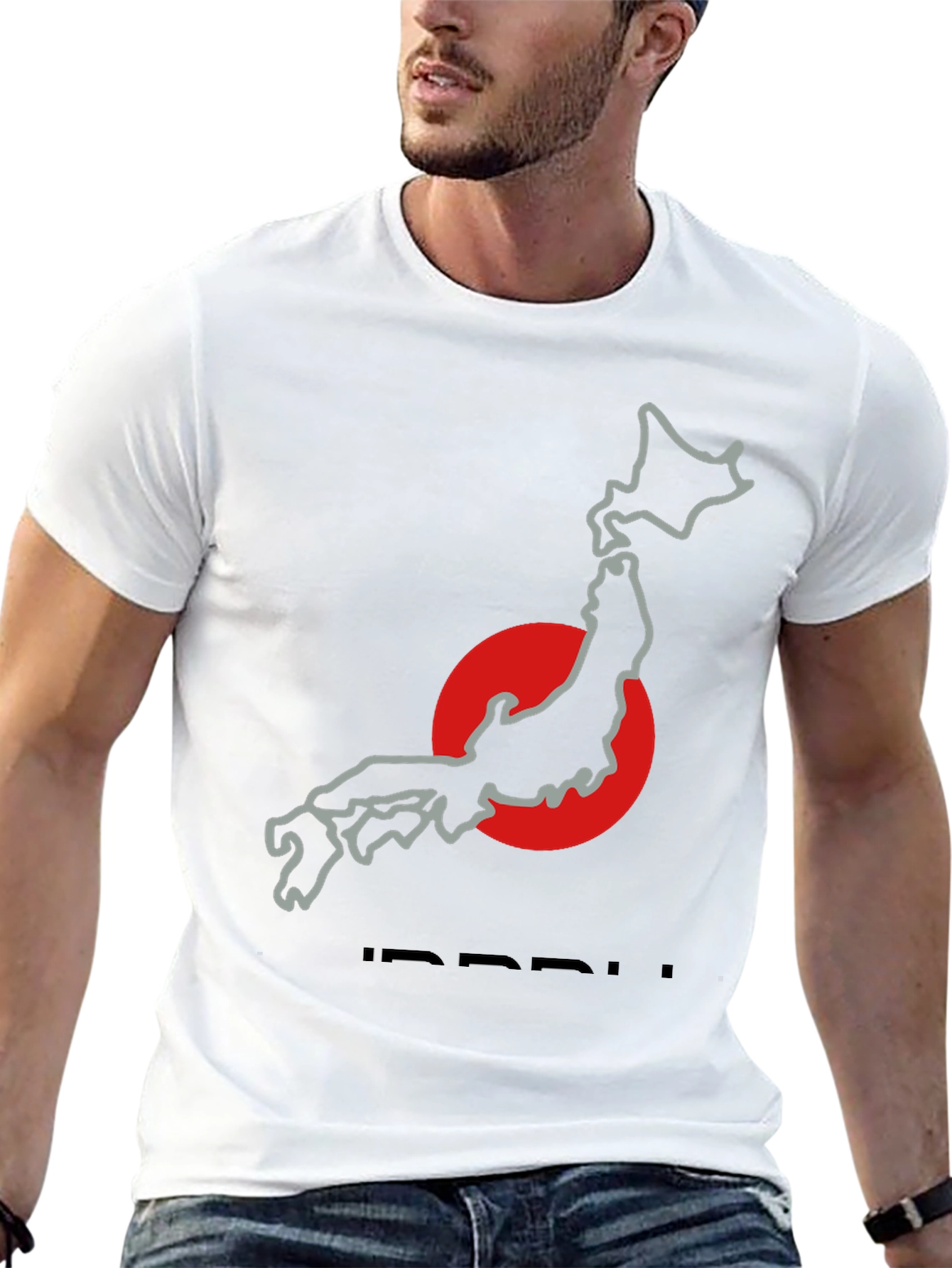 Japan Outline Graphic Tee - Stylish Comfort