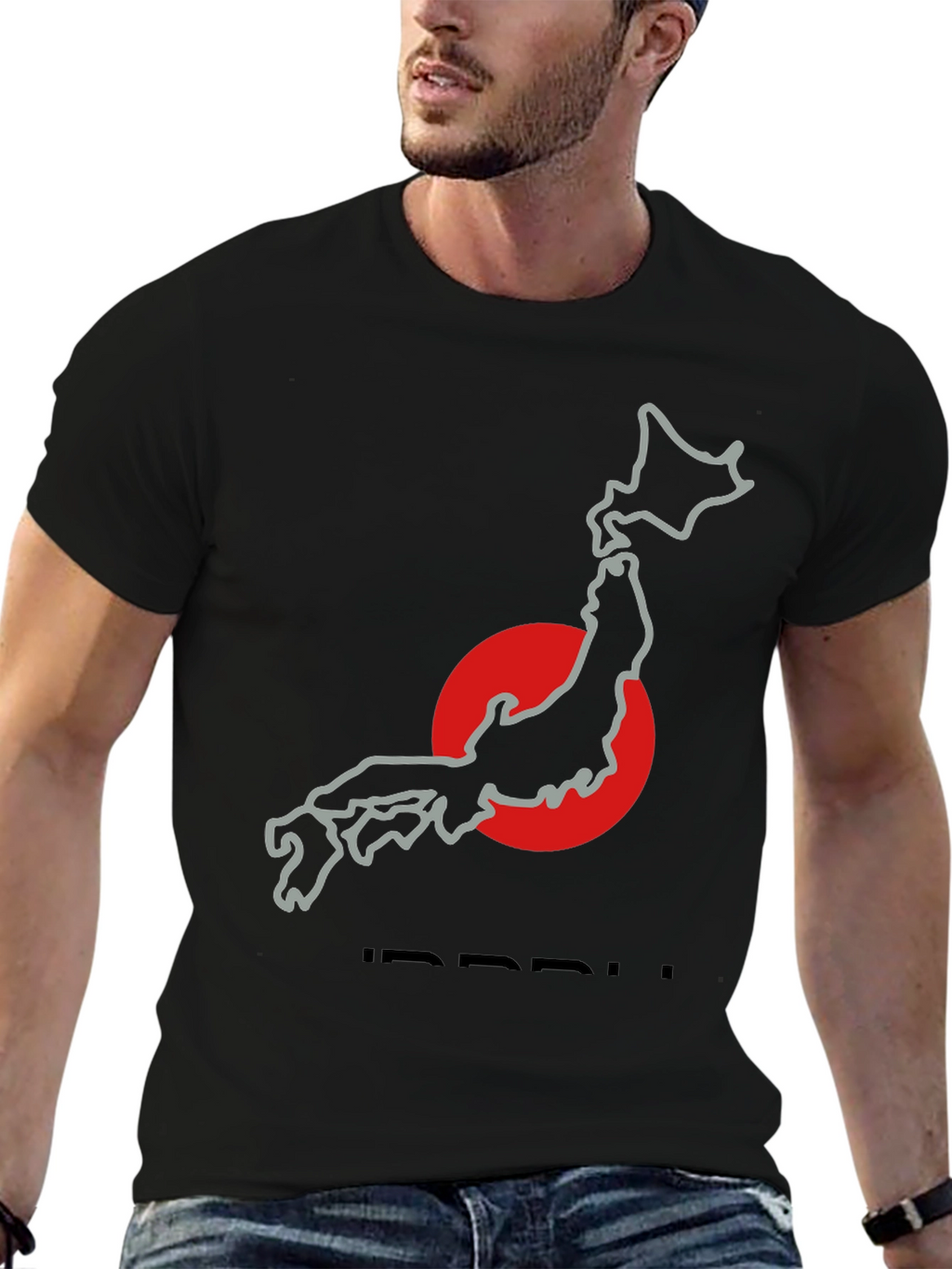 Japan Outline Graphic Tee - Stylish Comfort