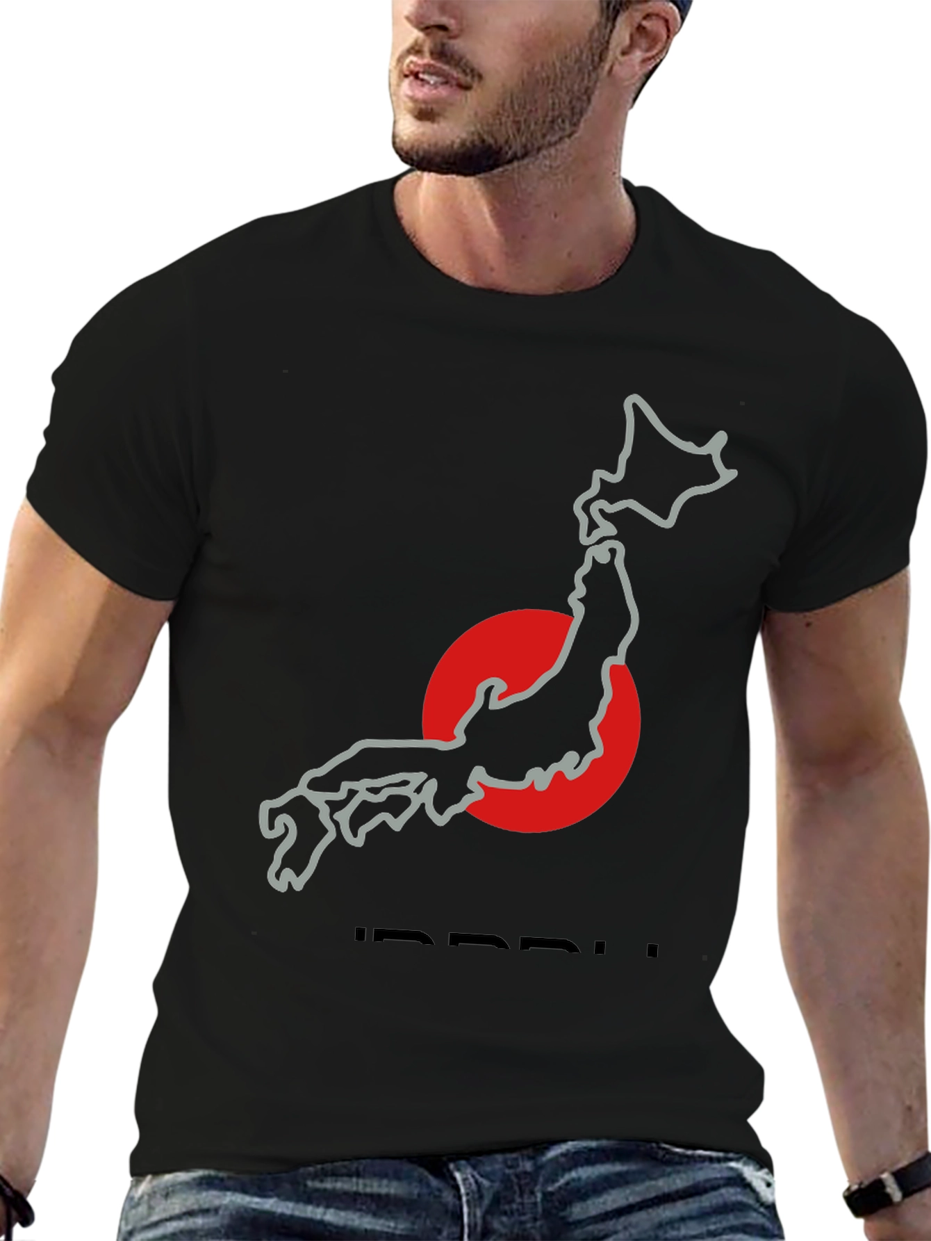 Japan Outline Graphic Tee - Stylish Comfort