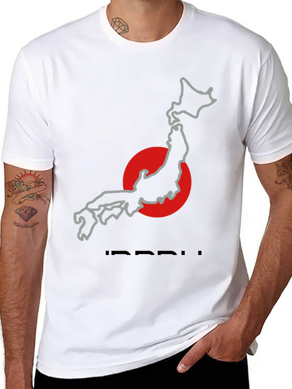 Japan Outline Graphic Tee - Stylish Comfort