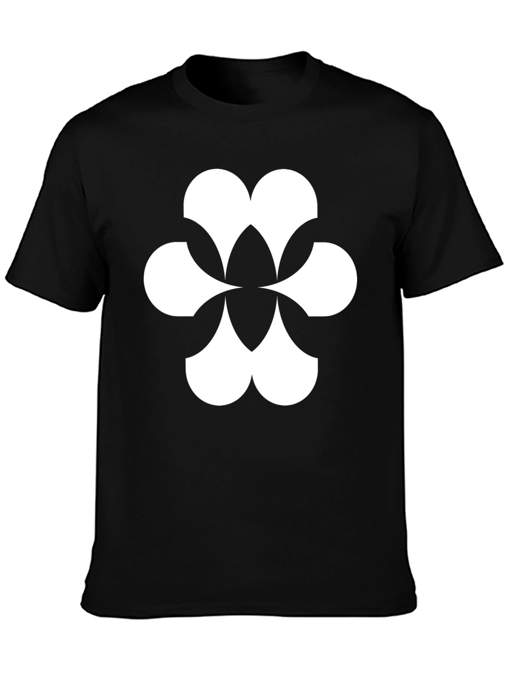 Abstract Graphic Tee - Black T-Shirt