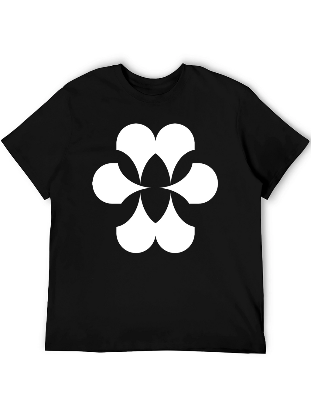 Abstract Graphic Tee - Black T-Shirt