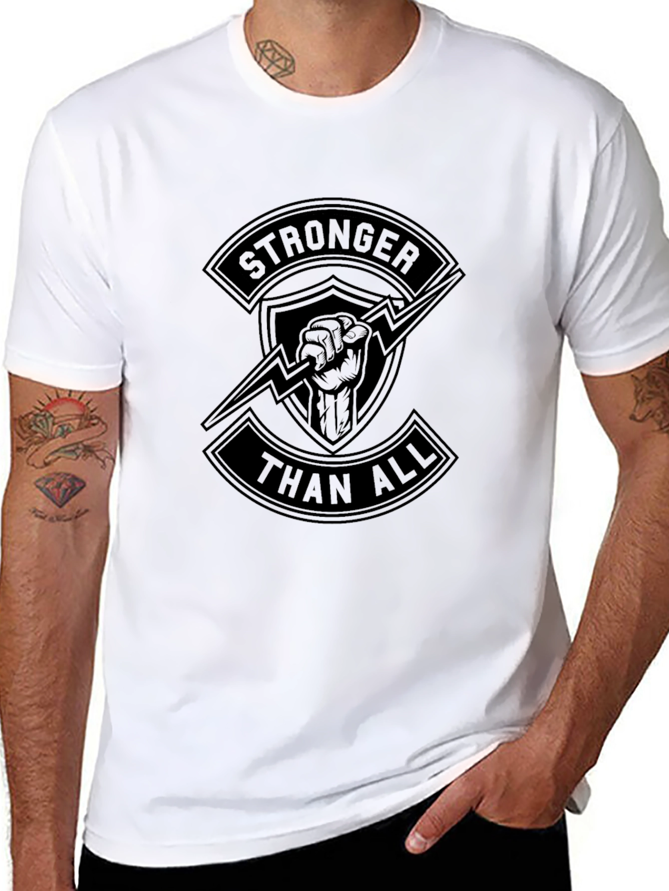 Stronger Than All Graphic Tee