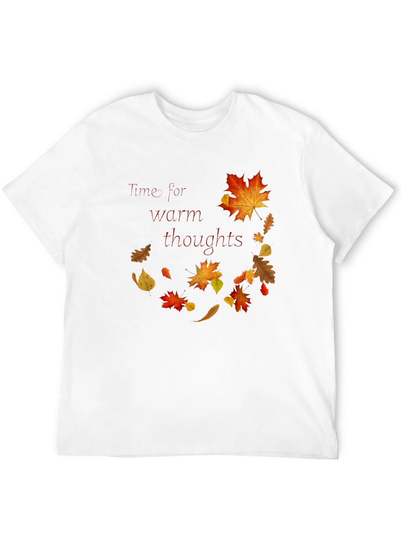 Warm Thoughts Autumn Leaf T-Shirt