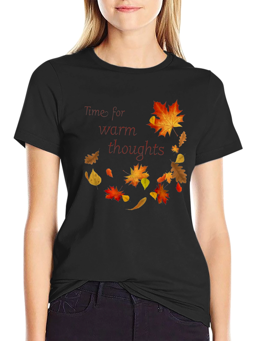 Warm Thoughts Autumn Leaf T-Shirt