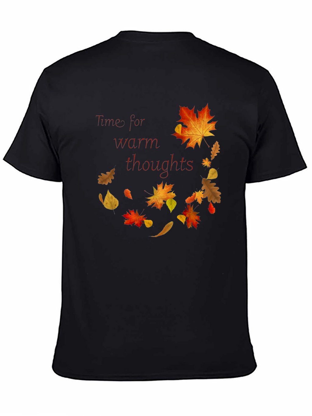 Warm Thoughts Autumn Leaf T-Shirt