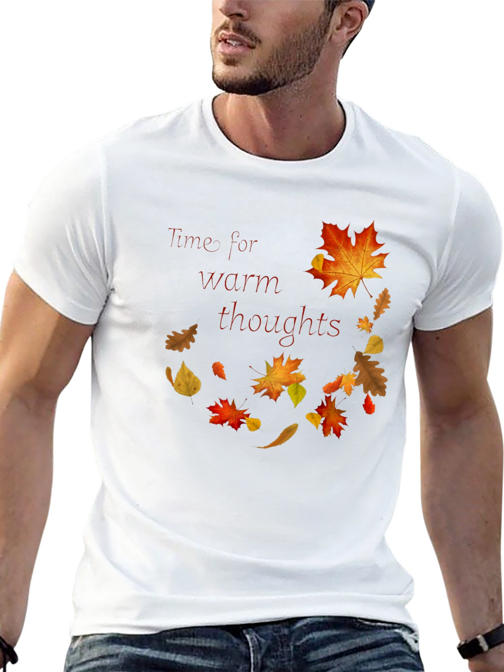 Warm Thoughts Autumn Leaf T-Shirt