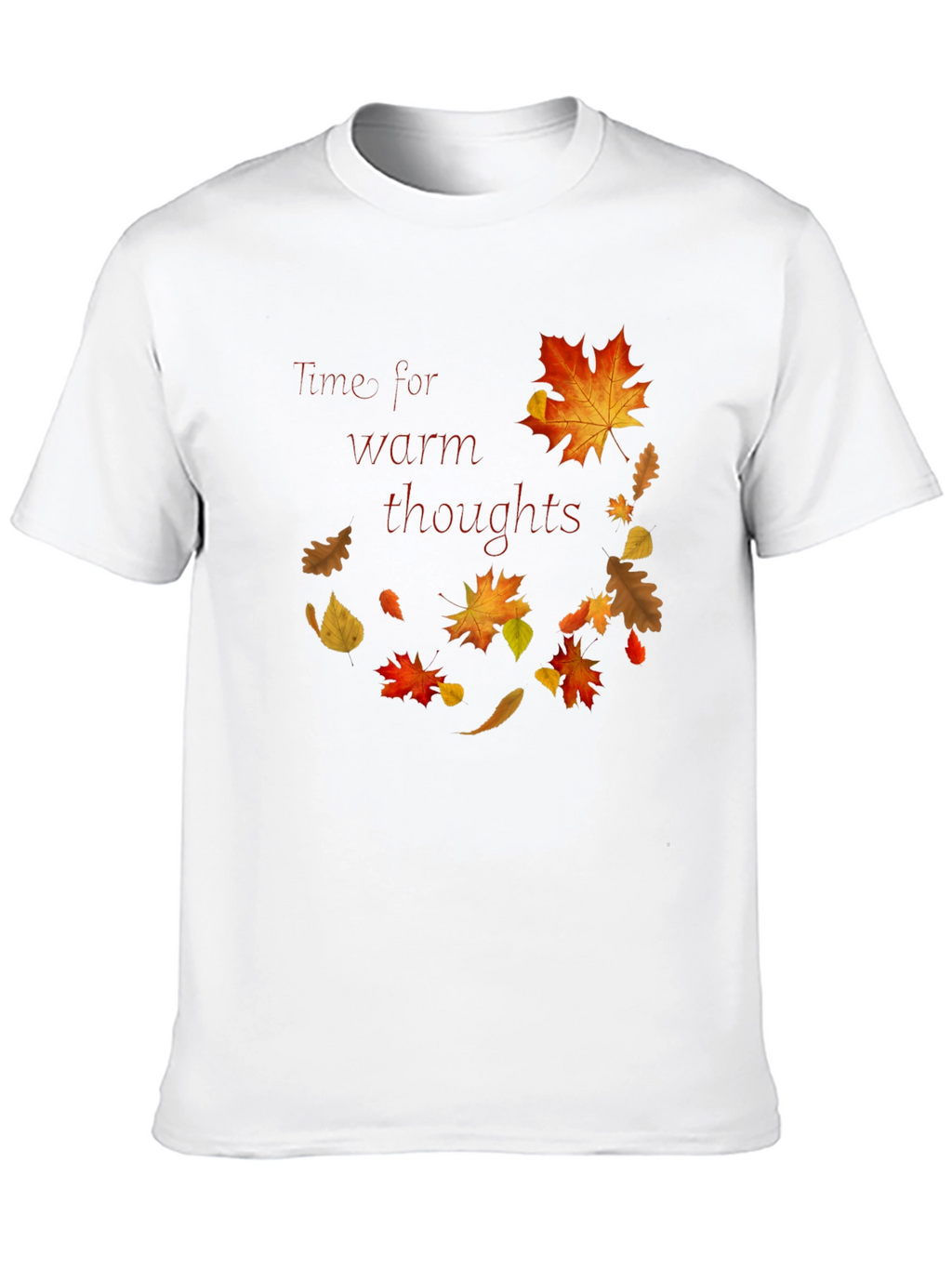 Warm Thoughts Autumn Leaf T-Shirt