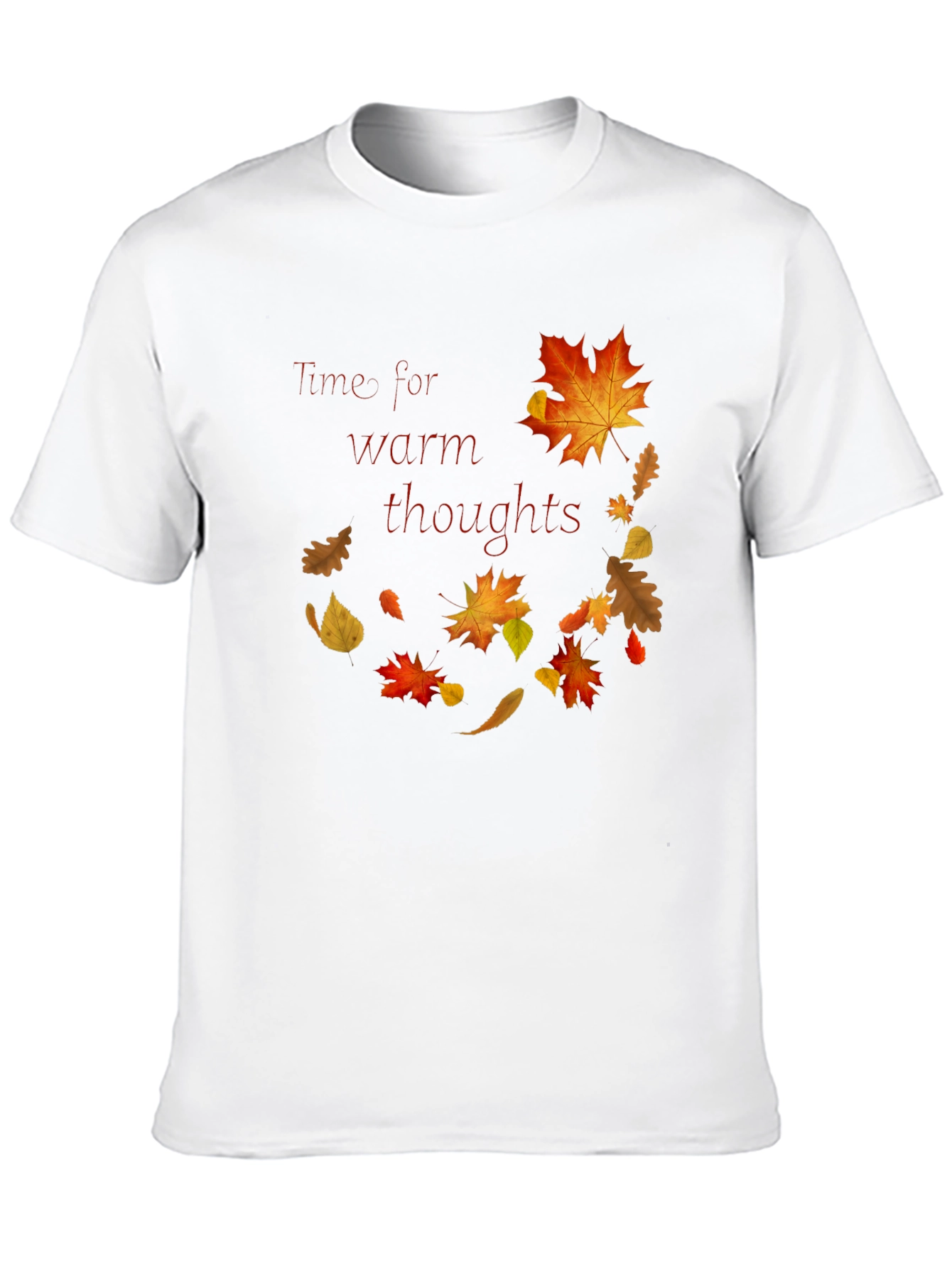 Warm Thoughts Autumn Leaf T-Shirt