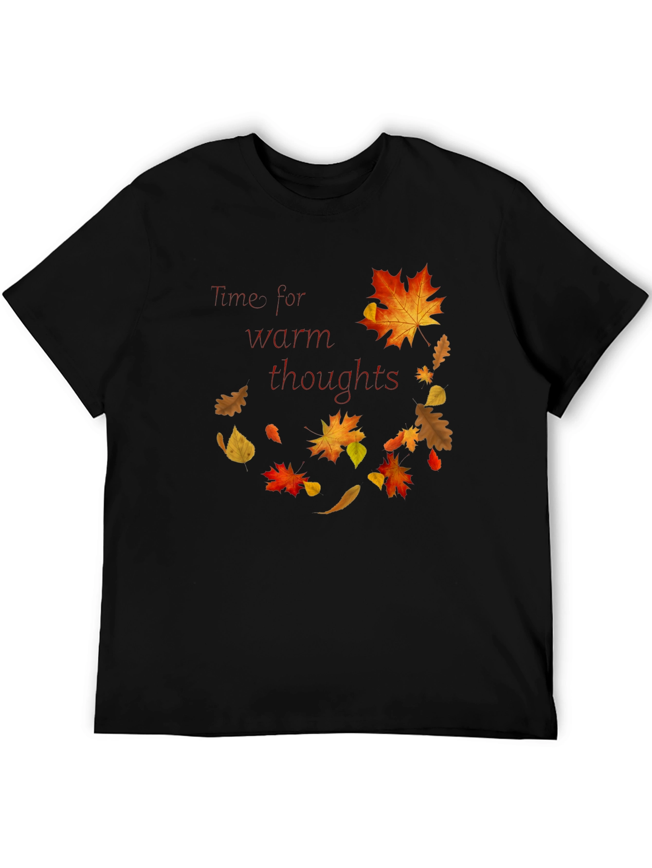Warm Thoughts Autumn Leaf T-Shirt